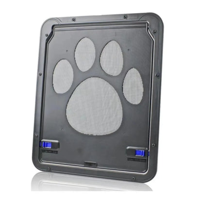 Pet Cat Door New Safe Lockable Magnetic Screen Outdoor Dogs Cats Window House Enter Freely Fashion Pretty Garden Easy Install