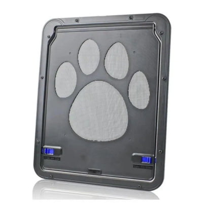 Pet Cat Door New Safe Lockable Magnetic Screen Outdoor Dogs Cats Window House Enter Freely Fashion Pretty Garden Easy Install